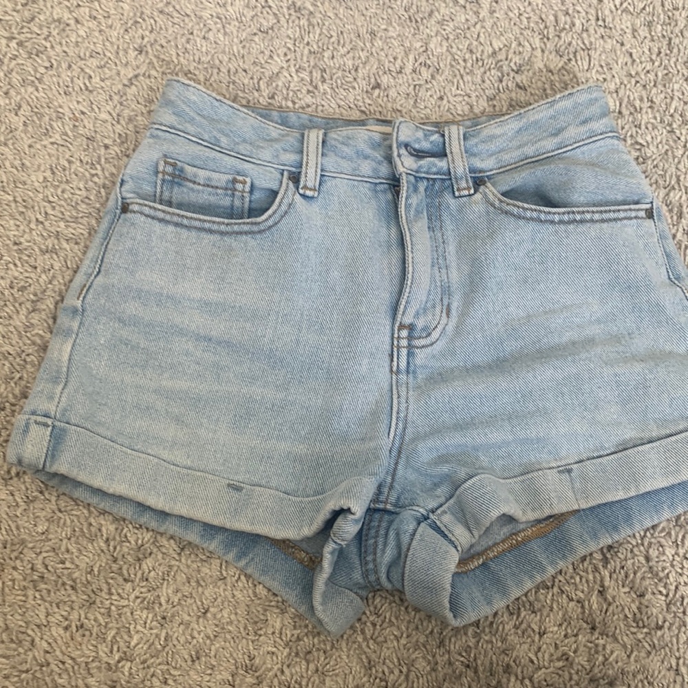 These short were worn 1 time and is a size 22 , mom shorts